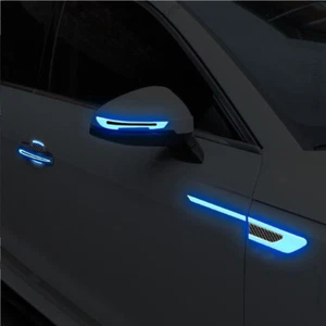 Carbon Fiber Reflective Strip Tape Car Exterior Decal Stickers Kit Accessories - Bild 1 von 8