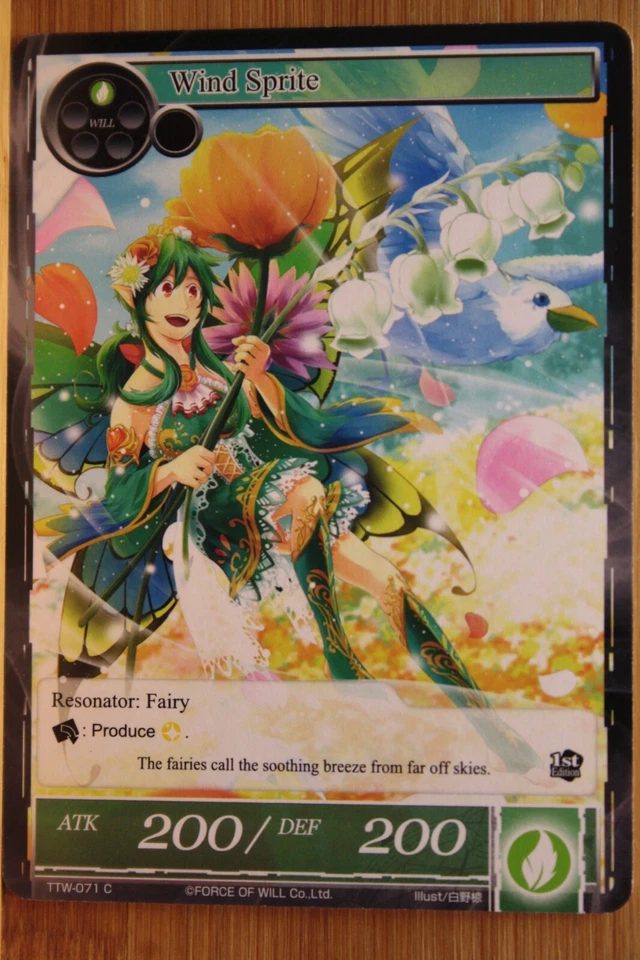 Force Of Will CCG "Wind Sprite" TTW-071 C - Image 1 of 1