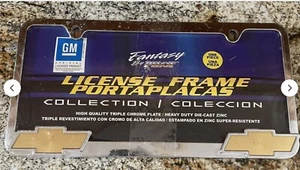 Chrome GM Chevy Chevrolet License Plate Frame Holder Front or Back Fantasy Pilot - Picture 1 of 1