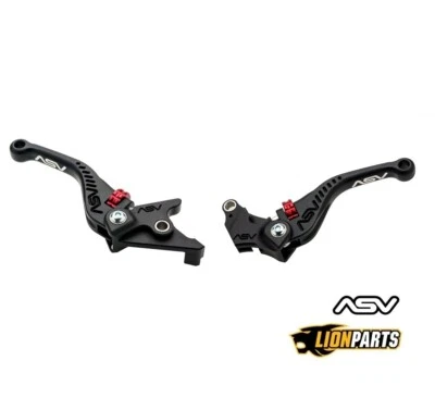 Juego de palancas de freno y embrague ASV negro Shorty para Buell Thunderbolt S2 1995-2002 Foto 1 de 4