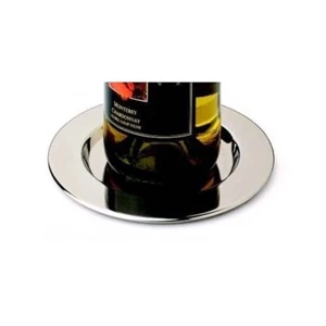 Franmara Pratique Stainless Steel Wine Bottle 4 Piece Coasters Set - Picture 1 of 1