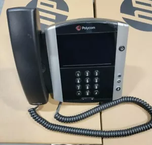 Polycom VVX 600 16-Line POE Business Phone with Handset & Stand - Picture 1 of 4