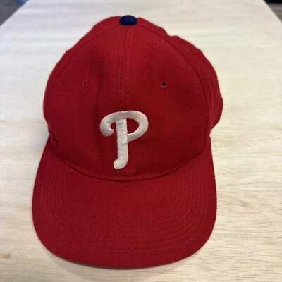 Vtg Philadelphia Phillies Sports Specialties Wool Cap Hat 7 1/4 - Image 1 of 4