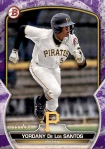 Bowman Prospect 2023 patrón púrpura Jordany de los Santos/199 #BP-121 - Imagen 1 de 2