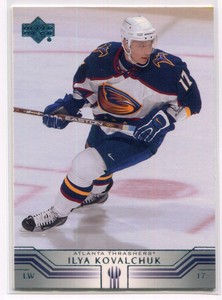 2001-02 Upper Deck 242 Ilya Kovalchuk Rookie