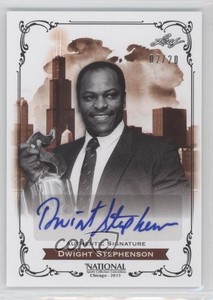 2013 Leaf National Convention Auto /20 Dwight Stephenson #NA-DS1 Auto HOF