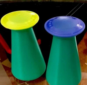 NEW Tupperware VINTAGE COLLECTABLE "Impressions" Salt and Pepper Set #3248,3249 - Picture 1 of 8