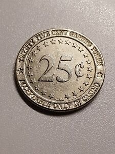 25 Cents Excellent condition Coins Token United States Of America 