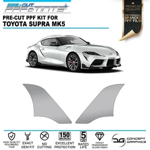 Kit de película de protección de pintura con protección de piedra de arco trasero PPF para Toyota Supra 2019+ - Imagen 1 de 3