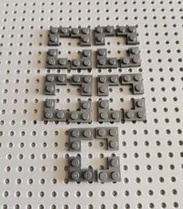 LEGO Eckplatte Winkel Platte 2x2 neu dunkelgrau 20 stk gray corner plate 2420 R1 - Bild 1 von 1