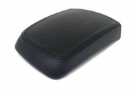 For 08-11 Toyota Yaris Center Armrest Cover Vinyl Leather Black
