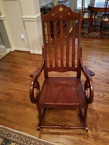 Antique Rocking Chair Cover