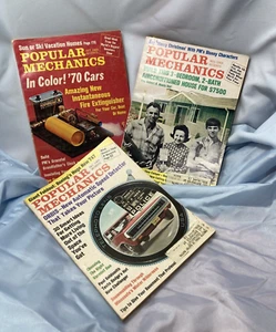Popular Mechanics Magazine Lot, 1969, Oct, Nov ,& Dec - Picture 1 of 17