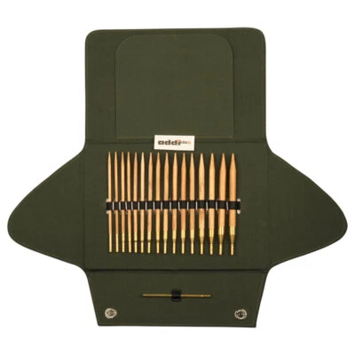 addiClick Nature Olivenholz Rundstricknadel-Set 3,50–8,00 mm im Etui - Bild 1 von 4