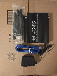 NGFF M.2 To USB3.0 Adapter Converter Dual SIM Card Slot ForWWAN/LET/4G/5G Module - Picture 1 of 2