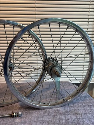 16” Bicycle Chrome Rear Wheel 16” x 1.75 - Huffy Murray Muscle Bike BMX - Image 1 of 4