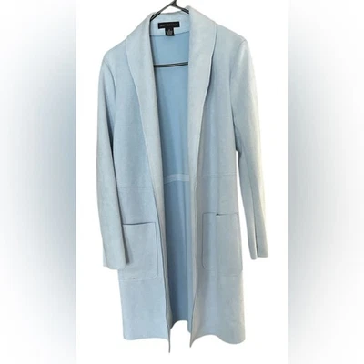 Abrigo ligero Joan Vass Babyblue imitación cuero M Foto 1 de 4