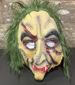 Vintage Halloween Maske Topstone Industries Danbury Con Hag Grusel Opa - Bild 1 von 4
