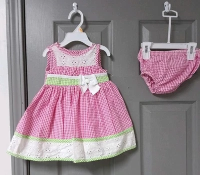 Conjunto de Vestido de Dos Piezas Edición Rara Infantil Niñas Talla 12 Meses Foto 1 de 4
