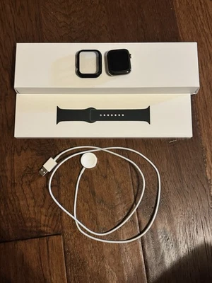 Apple Watch Series 6 44mm Gold Stainless Steel Case with Green Sport Band. GPS. - Image 1 of 4