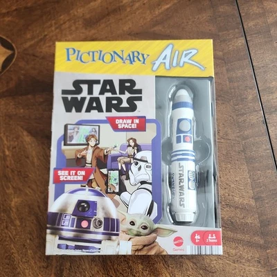 Mattel Boardgame Pictionary Air - Star Wars Box New - Image 1 of 2
