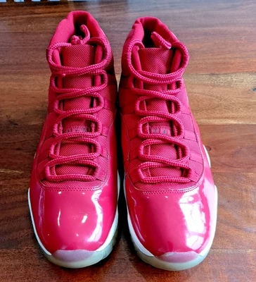 Jordan 11 Retro High Win Like '96 Cuero Gamuza Rojo 378037-623 Talla 11.5 - Foto 1 de 4