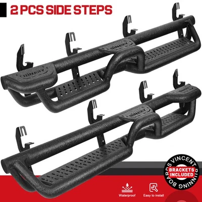 FIT 15-26 Chevy Colorado/GMC Canyon Crew Cab Drop 4Step Bars BXKQ Running Boards - Image 1 of 4
