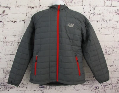 Chaqueta acolchada New Balance Puffer para hombre talla mediana gris nueva con etiquetas. Foto 1 de 4