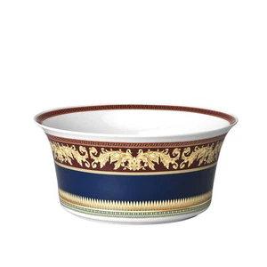 VERSACE BY ROSENTHAL, GERMANY  "ICONIC HEROES" VEGETABLE BOWL, OPEN, 9 3/4 INCH - Picture 1 of 1