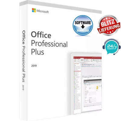 Microsoft Office 2019 Professional Plus Key via E-Mail - KEIN ABO - Bild 1 von 4