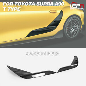 For TOYOTA 19+ Supra A90 T Type TR-Style Carbon Fiber door garnish replacement