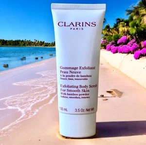 Clarins Exfoliating Body Scrub For Smooth Skin 3.5 oz New Sealed - Picture 1 of 6