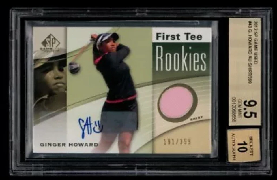 2012 SP Game Used: #43 Ginger Howard Auto /399 BGS 9.5 AUTO 10 - Image 1 of 2