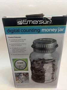 Emerson Digitales Münzzählen Geldglas Neu Mit Offener Box, Nie Benutzt - Bild 1 von 3