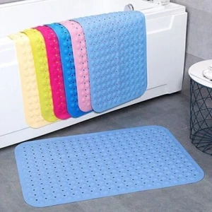 Extra Large Shower Mat Non-Slip Bathtub Strong Suction Grip Anti-Mold Rubber Mat - Picture 1 of 47