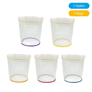 5pcs 1 Gallon Filter Bag Bubble Bag  Ice Essence Extractor Kit Set L7W8 - Zdjęcie 1 z 5