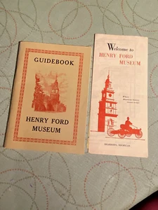 HENRY FORD MUSEUM GUIDE BOOK & GREENFIELD VILLAGE & HISTORY BOOKLETS GUIDES MAPS - Picture 1 of 9