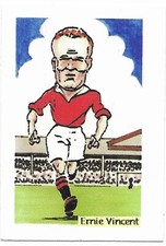 MANCHESTER UNITED - Ernie Vincent #26 1919-1939 Soccer Stars Collectable Card