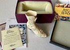 Just The Right Shoe Figurine - Victorian Wedding Boot # 25088 By Raine NIB COA