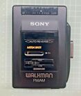 Sony Walkman WM-F2088  FM / AM / Auto Reverse Cassette Player  S/N 395056 Black