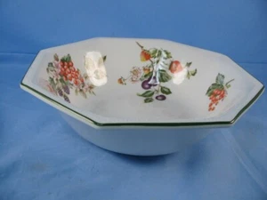 Johnson Brothers Fresh FRUIT 9" Octagonal Green Trim Vegetable Serving Bowl - Bild 1 von 9