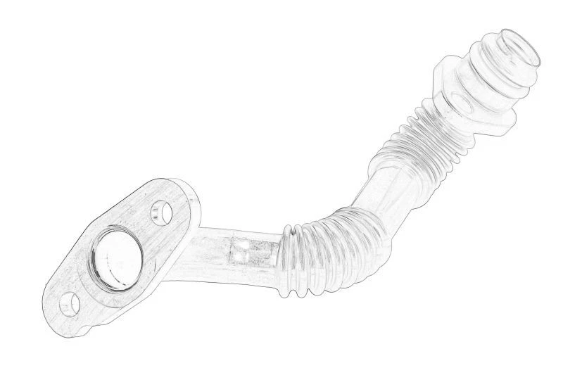 OE FORD Schmierleitung 1897340 für FORD C-MAX II, FOCUS III, GALAXY III, S-MAX - Bild 1 von 1