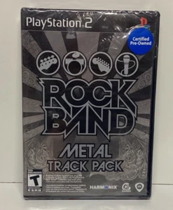 Certified Pre Own SEALED Rock Band Metal Track Pack PS2 Playstation 2 Video Game - Picture 1 of 3