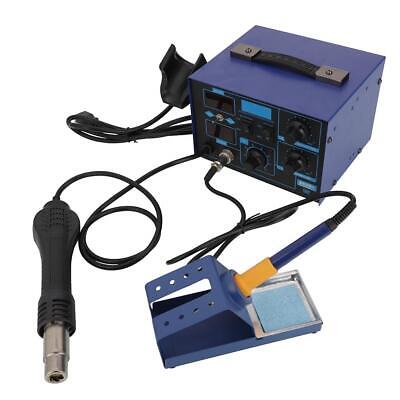 2in1 862D+ SMD Soldering Iron Hot Air Rework Station Hot Air Gun W/ 4 Nozzles • 53.99$