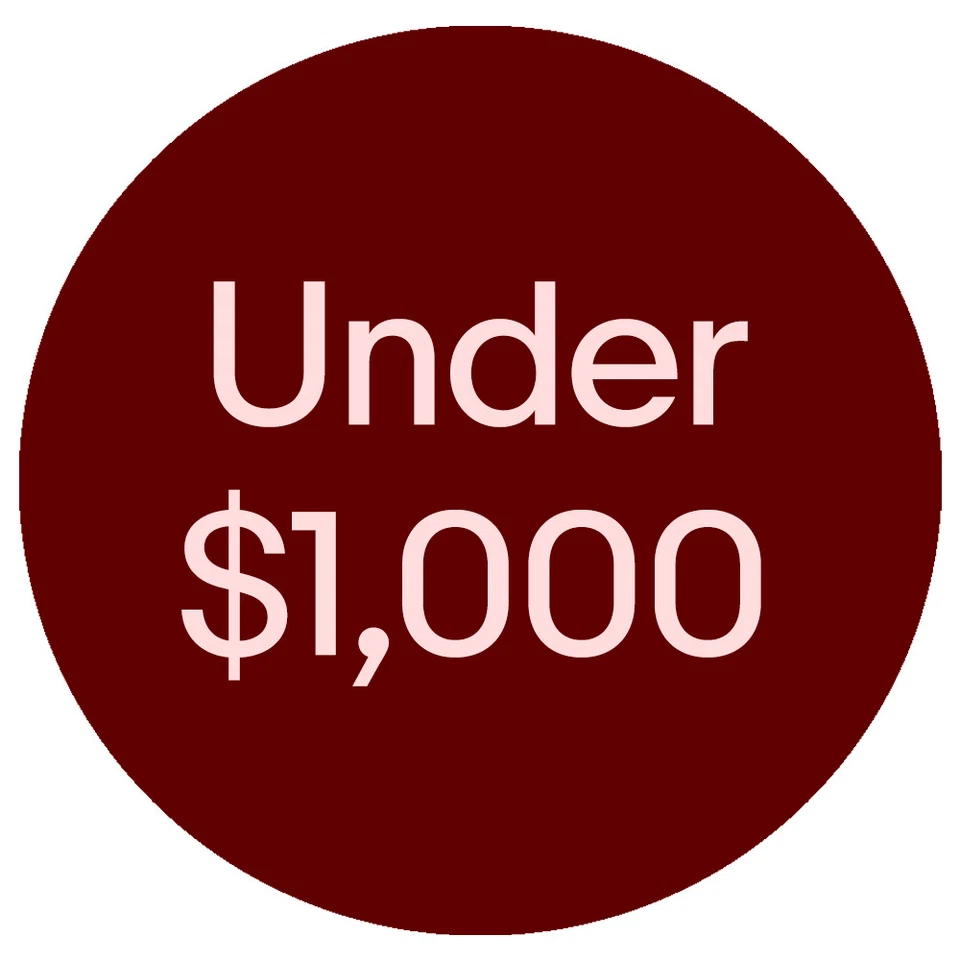 Under $1,000