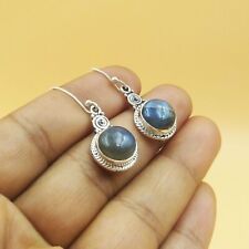 Natural Labradorite Dangle earrings Supper Quality Women's Jewelry