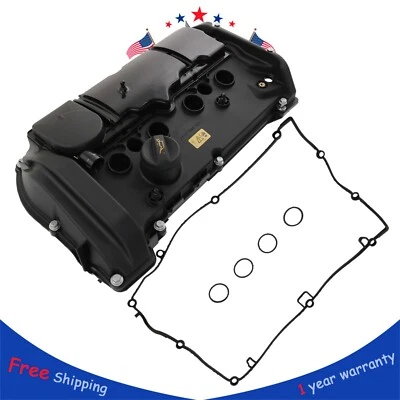 Se adapta a BMW F20 F21 F30 F31 F35 118i 120i 1,6 L cubierta de válvula de motor con junta y tapa de aceite Foto 1 de 4