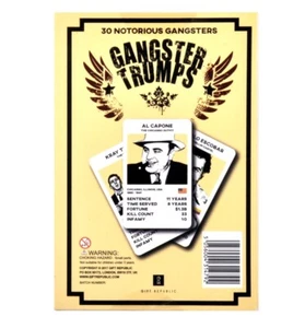 30 Notorious Gangsters GANSTER TRUMPS - New Unused SEALED - Picture 1 of 2