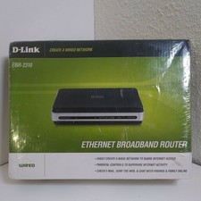  Brand New D-Link EBR-2310 4-Port 10/100 Wired Router Box Damage Ships Fast