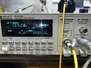 HP 8153A with 81533B Interface and 81521A with Fc Adapter - Picture 1 of 8